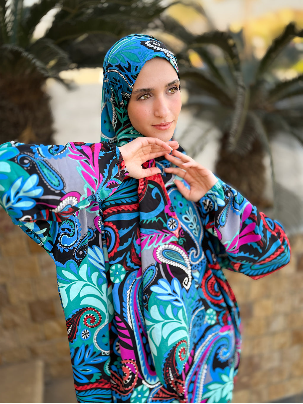 Ocean Bloom Paisley